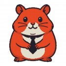 Cute hamster in a tie - Cross Stitch Pattern PDF - Instant Download