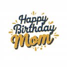 Happy birthday mom - Cross stitch pattern - Instant download