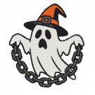 Ghost in Chains for Halloween - Cross-stitch pattern PDF - Instant download