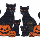 Black Panther Family for Halloween - Cross-stitch pattern PDF - Instant download