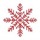 Red snowflake for Christmas - Cross-stitch pattern PDF - Instant download