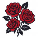 Black and red roses - Cross-stitch pattern PDF - Instant download