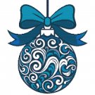 Christmas toy with a pattern - Cross-stitch pattern PDF - Instant download