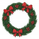 Christmas wreath - Cross-stitch pattern PDF - Instant download