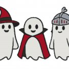 Ghosts Gather for Halloween - Cross-stitch pattern PDF - Instant download