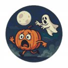 Halloween - Pumpkin and Ghost - Cross-stitch pattern PDF - Instant download