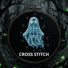 Neon Halloween Ghost – PDF Cross-Stitch Pattern - Instant download Neon Halloween Ghost – PDF Cross-Stitch Pattern - Instant download