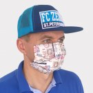 Face Mask American Patriotic Theme The Declaration 1776 Phrases on Cotton