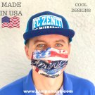 Fabric Face Mask God Bless Breathable Reusable Stylish Fancy Design Organic Cotton