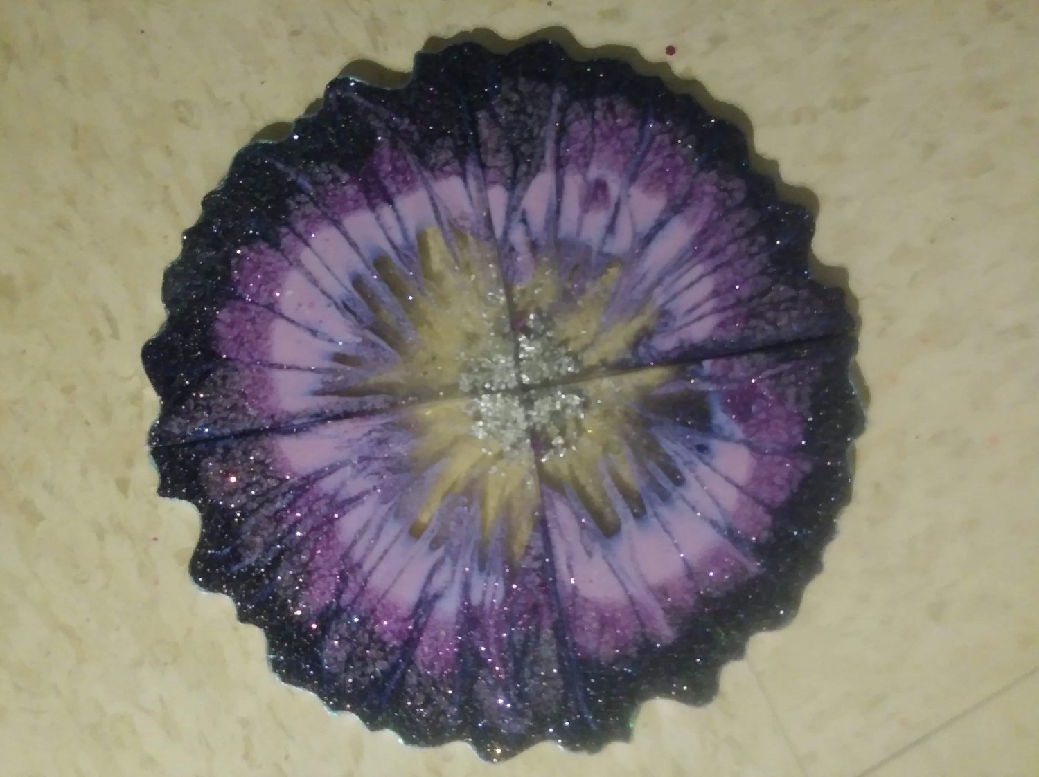 Geode coaster set