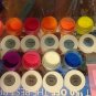 Neon glow pigment set