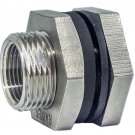 3/4" Stainless Steel Bulkhead Fitting | Tank Bulkhead Fitting