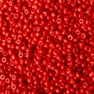 50g glass seed beads - RED - Opaque, size 11/0 (approx 2mm) - choice of colours, craft