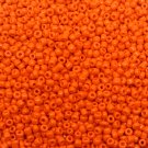 50g glass seed beads - ORANGE - Opaque, size 11/0 (approx 2mm) - choice of colours, craft