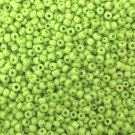 50g glass seed beads - LIME GREEN - Opaque, size 11/0 (approx 2mm) - choice of colours, craft