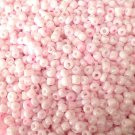 50g glass seed beads - BABY PINK - Opaque, size 11/0 (approx 2mm) - choice of colours, craft