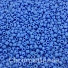 50g glass seed beads - MID BLUE - Opaque, size 11/0 (approx 2mm) - choice of colours, craft