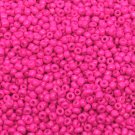 50g glass seed beads - SHOCKING PINK - Opaque, size 11/0 (approx 2mm) - choice of colours, craft