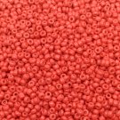 50g glass seed beads - CORAL - Opaque, size 11/0 (approx 2mm) - choice of colours, craft