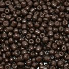 50g glass seed beads - DARK BROWN - Opaque, size 11/0 (approx 2mm) - choice of colours, craft