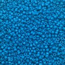 50g glass seed beads - BRIGHT BLUE - Opaque, size 11/0 (approx 2mm) - choice of colours, craft