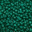 50g glass seed beads - DARK GREEN - Opaque, size 11/0 (approx 2mm) - choice of colours, craft