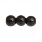 BLACK - Glass Pearls Beads CHOOSE COLOURS SIZES Jewellery Making - 3mm x 195 beads