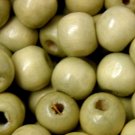 CREAM - Wooden Round Beads (10 mm, 100 pack)
