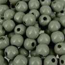 DOVE GREY - Wooden Round Beads (10 mm, 100 pack)