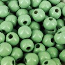 MINT GREEN - Wooden Round Beads (10 mm, 100 pack)
