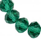 SEA GREEN - Faceted Rondelle Crystal ABACUS Glass Beads (12mm x 35pcs)
