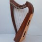 22 Strings Lever Harp Celtic Harp Solid Wood, Free Bag, Key and Extra String Set