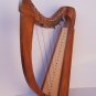 22 Strings Lever Harp Folk Harp Solid Wood,Free Bag,Key and Extra String Set