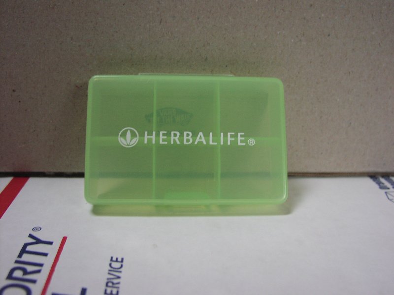 Herbalife Pill Tablet Box Container Dispenser small