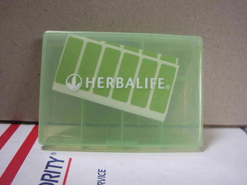 Herbalife Pill Tablet Box Container Dispenser medium