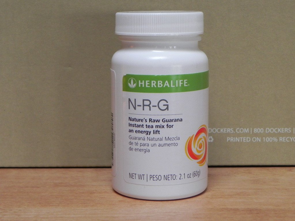Herbalife NRG N-R-G Nature's Raw Guarana Tea 8/2013