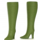 Fashion Doll Boots for 11.5-12" dolls OLIVE ARMY GREEN Candi Brand