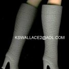 Doll Boots fit 11.5 to 12 Inch dolls GRAY Candi Brand
