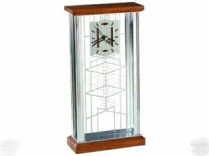 Clock, Bulova Frank Lloyd Wright ROBIE HOUSE DESIGN