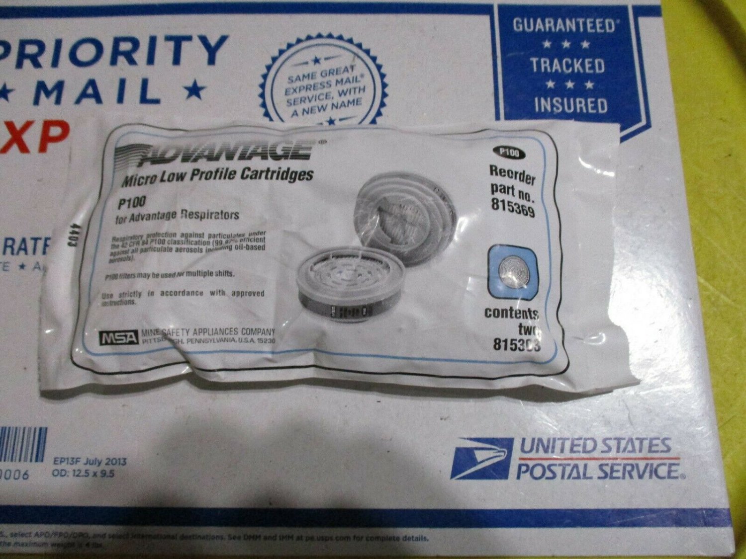 2 Pack- Advantage Micro Cartridges MSA 815369 Advantage Refill