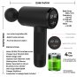 Black Deep Tissue Massage Gun AOB
