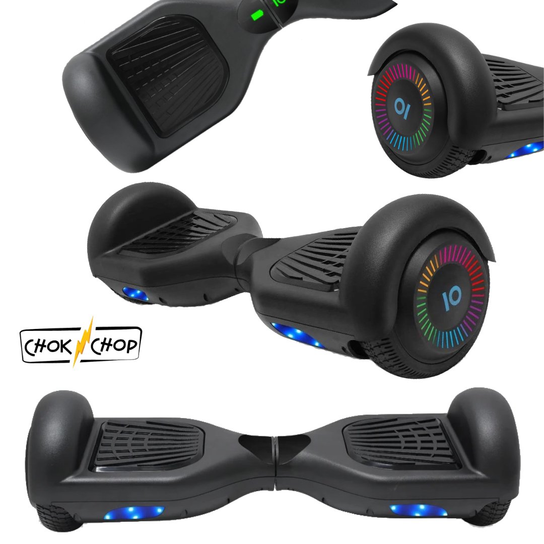 Chrome Series Self Balancing Scooter Black No Bluetooth