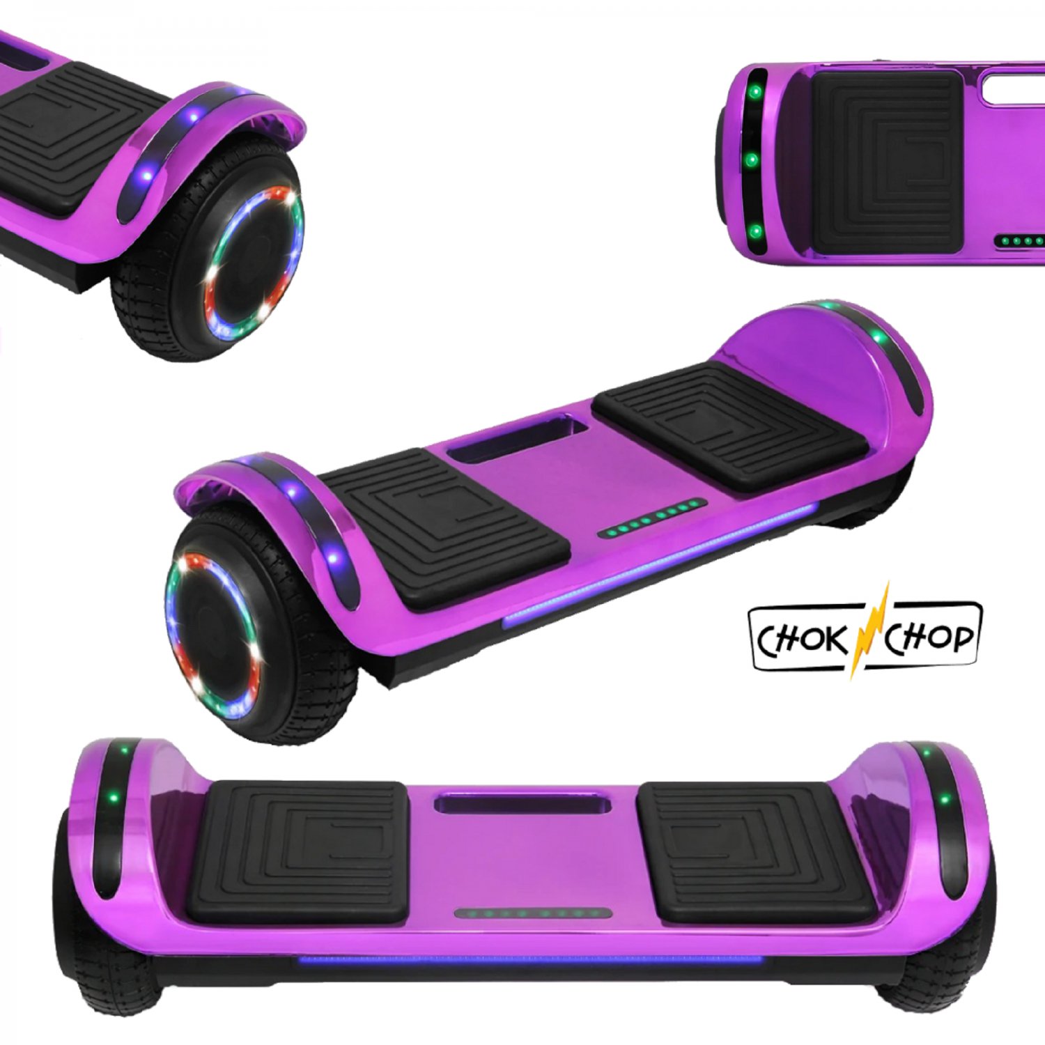 Flatboard Series Hoverboard Chrome Purple