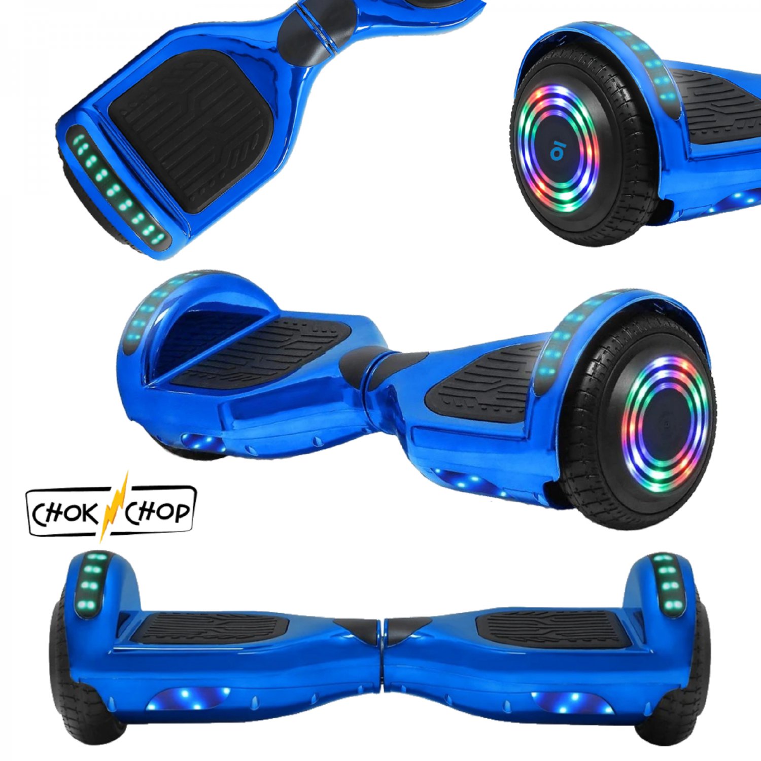 Chrome Series Self Balancing Scooter Chrome Blue