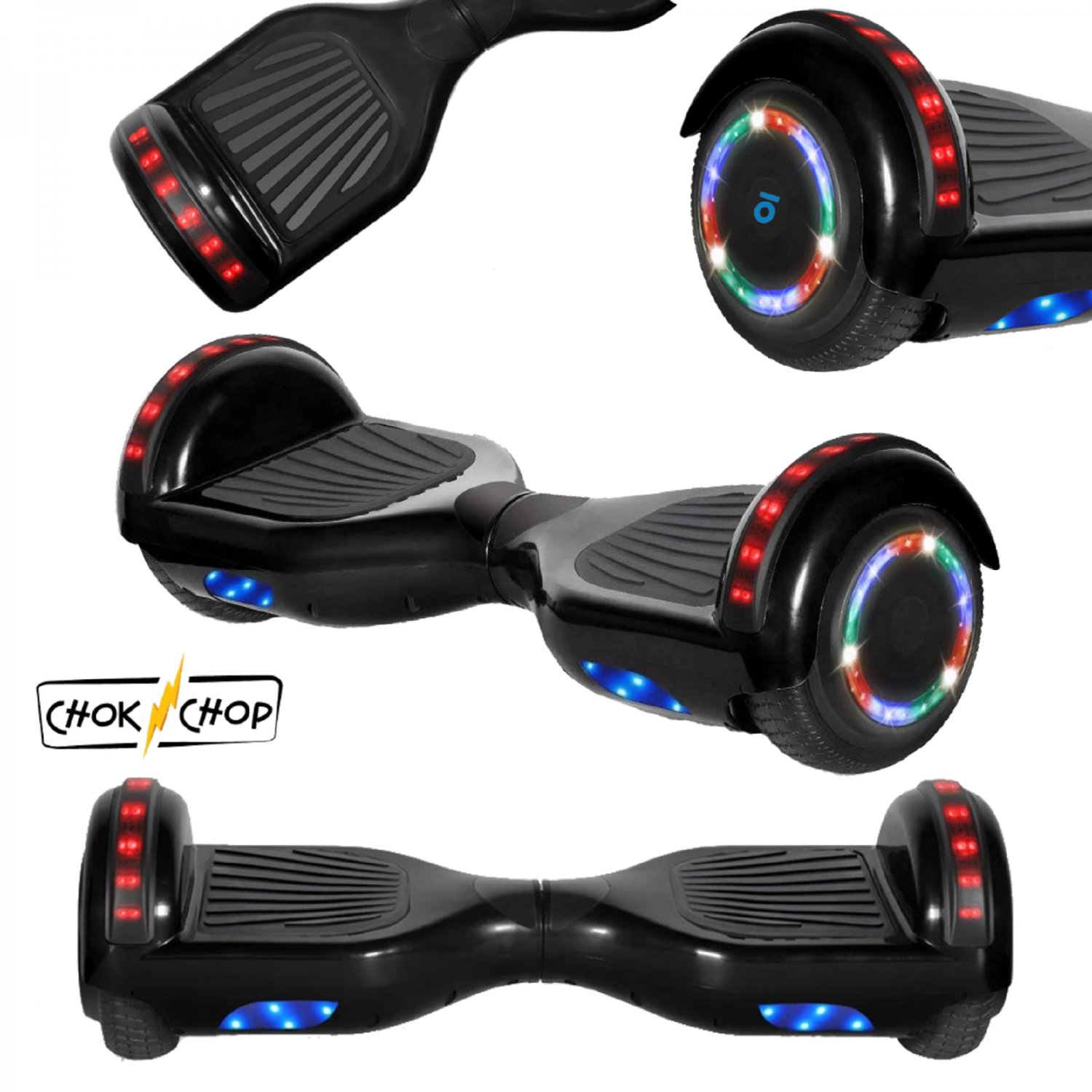 Chrome Series Self Balancing Scooter Classic Black