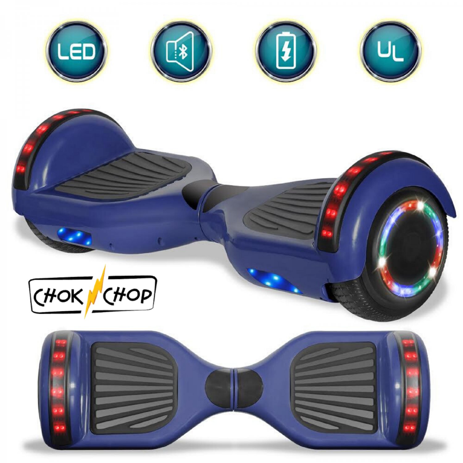 Navy Blue Electric Self Balancing Scooter Standard
