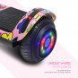 Graffiti Pink Flatboard Series Self Balancing Scooter