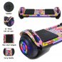 Graffiti Pink Flatboard Series Self Balancing Scooter