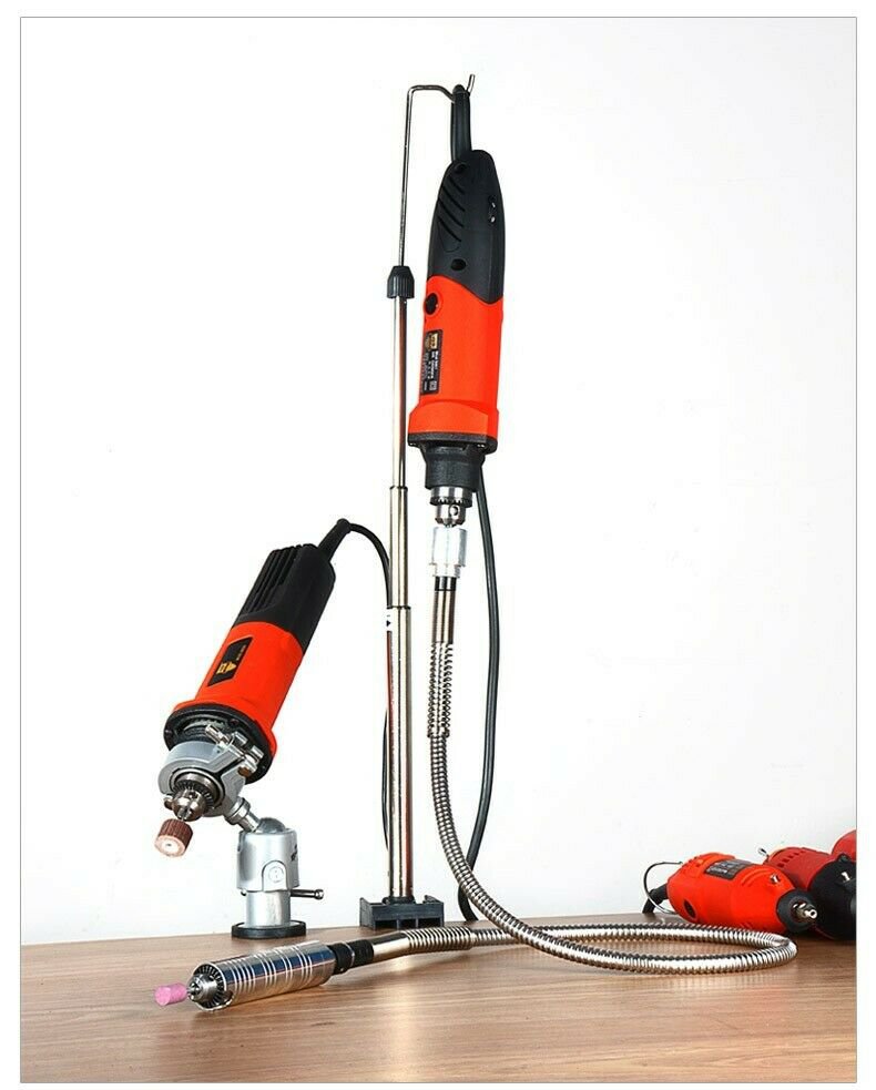 Dremel Holder Bracket Electric Drill Grinder Tool Stand Table Clamp Accessory