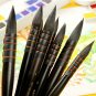 Art Professional Painting Brush Artist Watercolor Pen Brushes Wood Handle #1-12